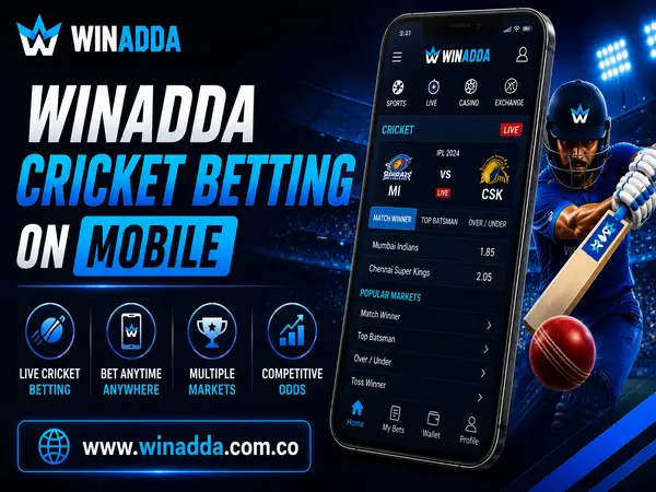 Winadda Cricket Betting on Mobile