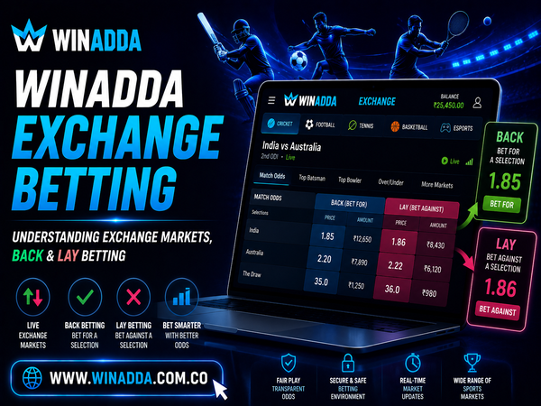 Winadda Exchange Betting – Understanding Exchange Markets, Back & Lay Betting