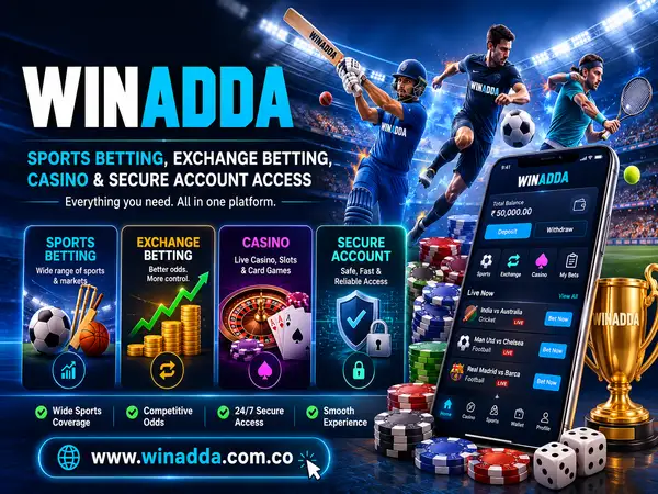 Winadda – Sports Betting, Exchange Betting, Casino & Secure Account Access